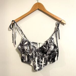 Missguided Corset Style Cropped Top